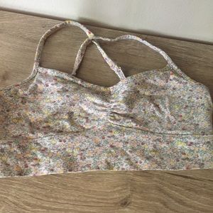 Floral aerie bralette